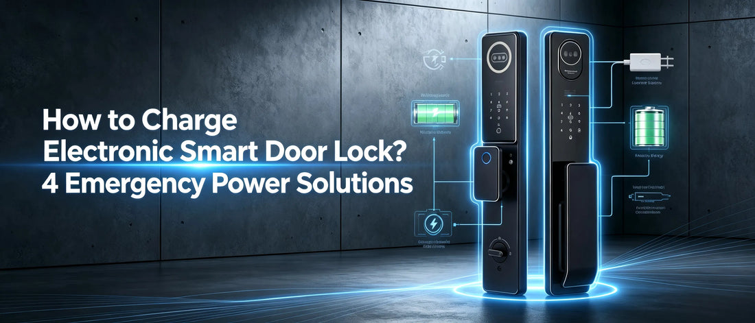 How to Charge Electronic Smart Door Lock? 4 Emergency Power Solutions