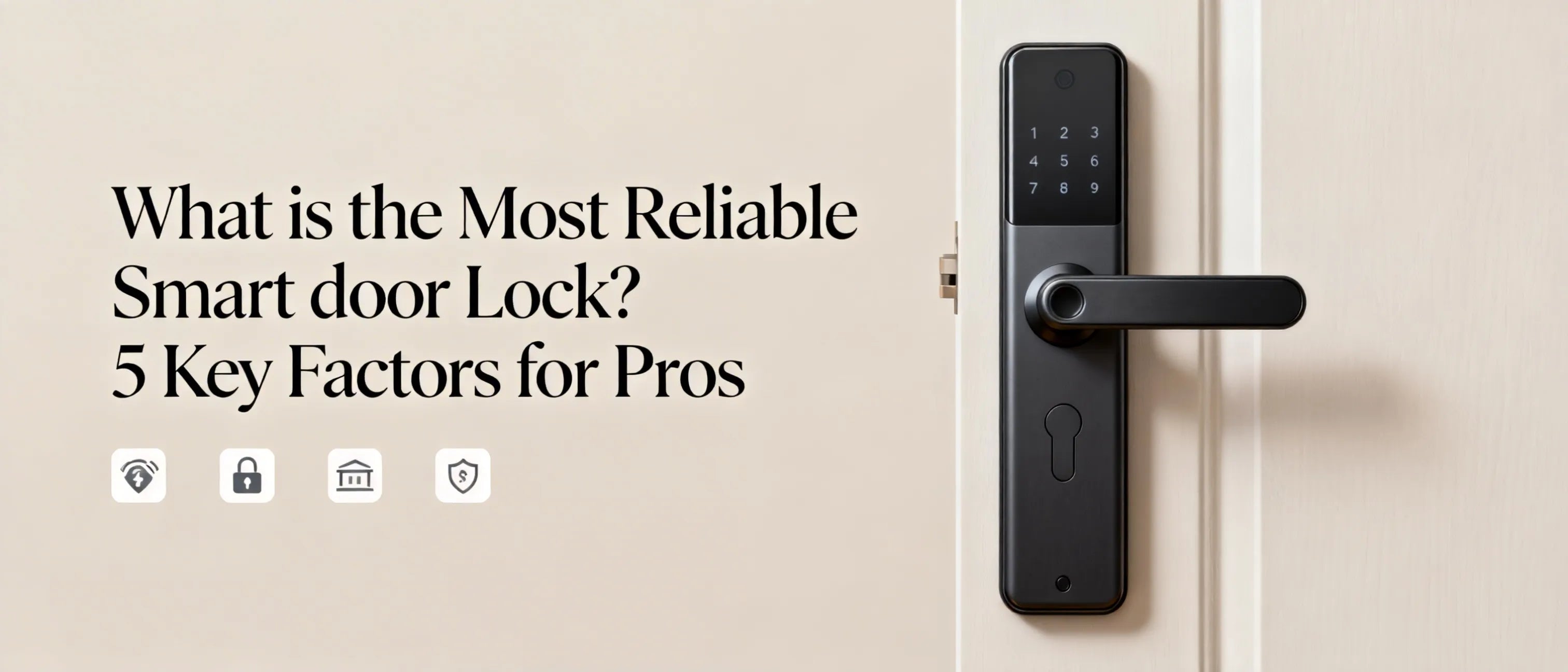 5 Locks What is the Most Reliable Smart Door Lock?5 Key Factors for Pros ...