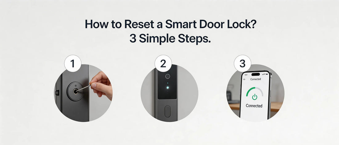 How to Reset a Smart Door Lock? 3 Simple Steps.
