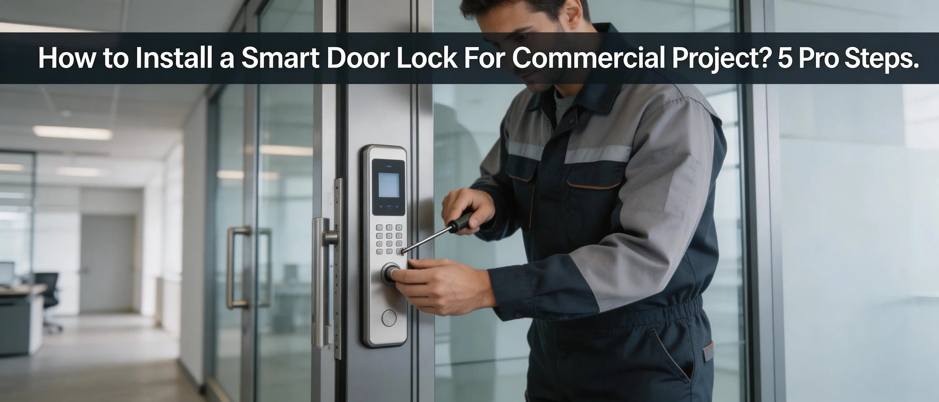 How to Install a Smart Door Lock For Commercial Project? 5 Pro Steps ...