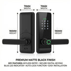 Slim Touchscreen Digital Door Lock C-H2