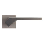 Quiet Touch Zinc Alloy Interior Door Lock and Handle LDK02078 Gray