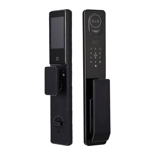 3D Face Recognition Video Intercom Smart Lock with Display A-C1 Black