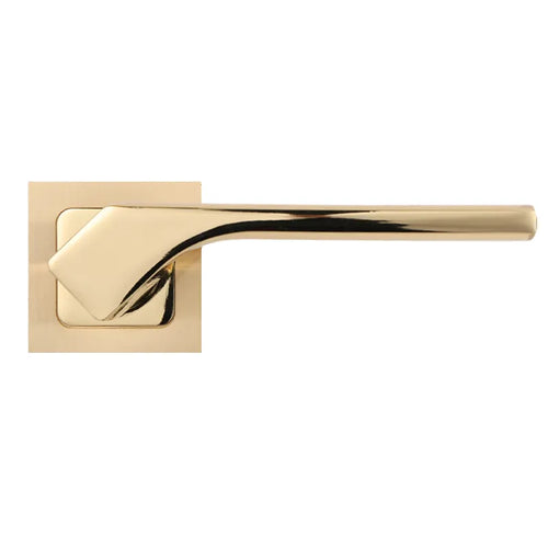 Contemporary Room Door Handle Lock LDK02098 Gold