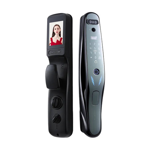 3D Face Recognition Video Intercom Smart Lock with Fingerprint M9 Black