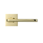 Modern Square Rosette Room Door Lock LDK02090 Gold