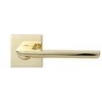 Contemporary Minimalist Polished Zinc Alloy Door Lock LDK02075 Gold