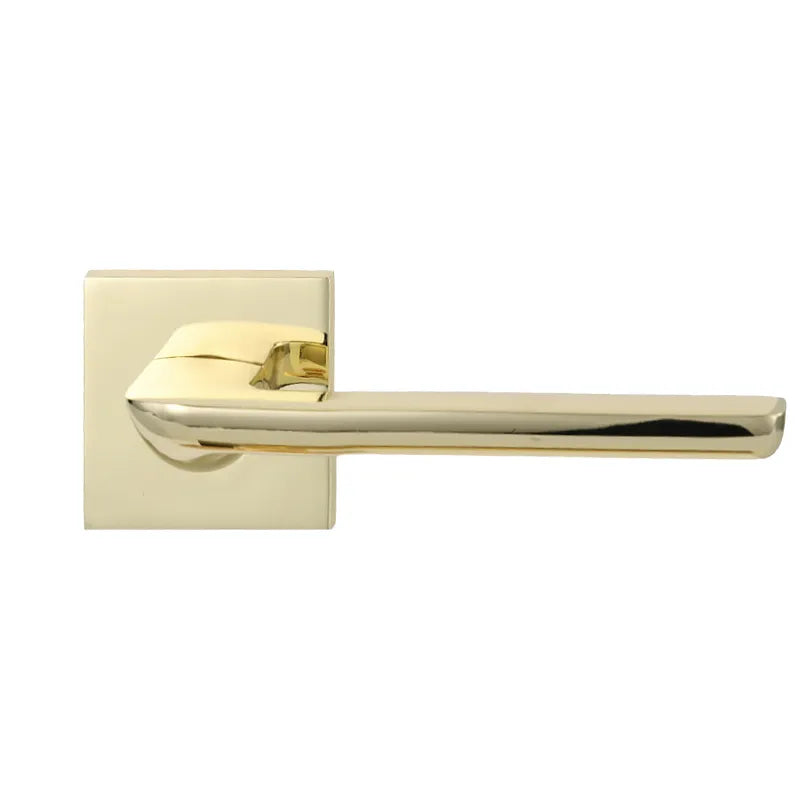 Contemporary Minimalist Polished Zinc Alloy Door Lock LDK02075 Gold