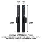 IP52 Waterproof Outdoor Smart Door Lock E-L05-S