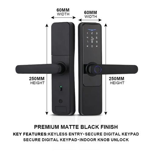 Aluminum Alloy Keyless Smart Door Lock C-K10