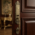 Vintage Ornate Entry Door Handle Lock EL9393AB