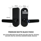Tuya WiFi Smart Door Lock with Fingerprint and Keypad Access C-H5