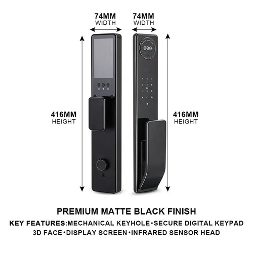 3D Facial Recognition Video Intercom Smart Lock A-C5
