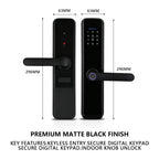 Keyless Entry Smart Deadbolt with Fingerprint and Keypad Access K87