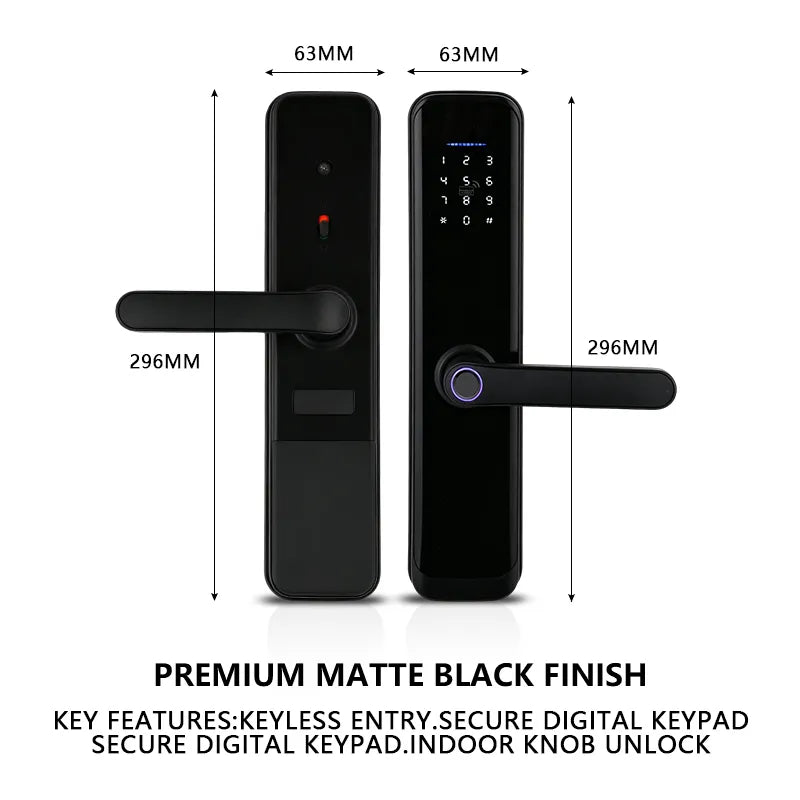 Keyless Entry Smart Deadbolt with Fingerprint and Keypad Access K87