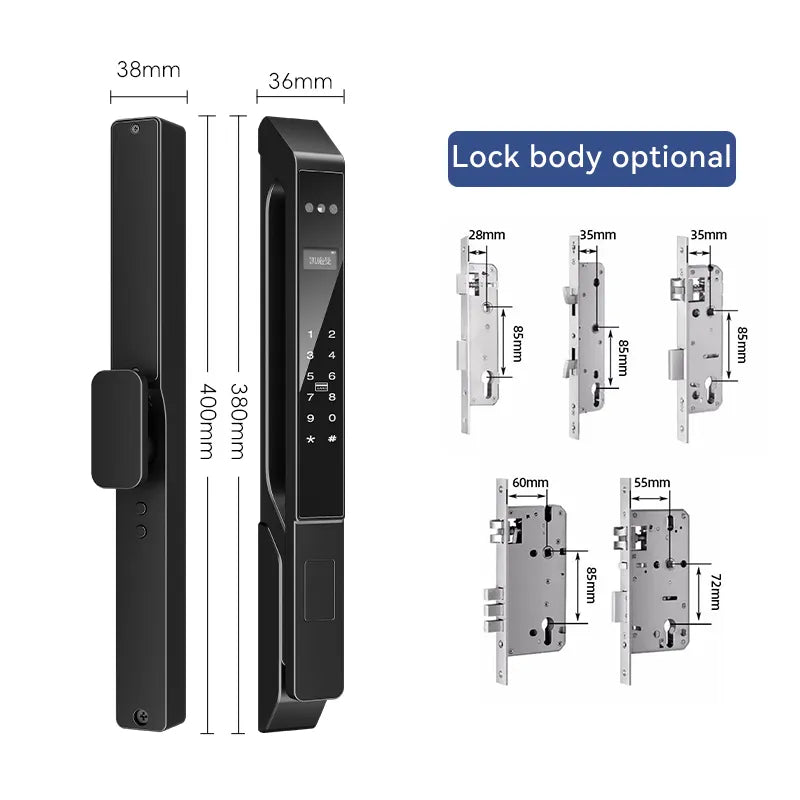 Tuya Face Recognition Smart Door Lock with Fingerprint and IC Card Access A-L07