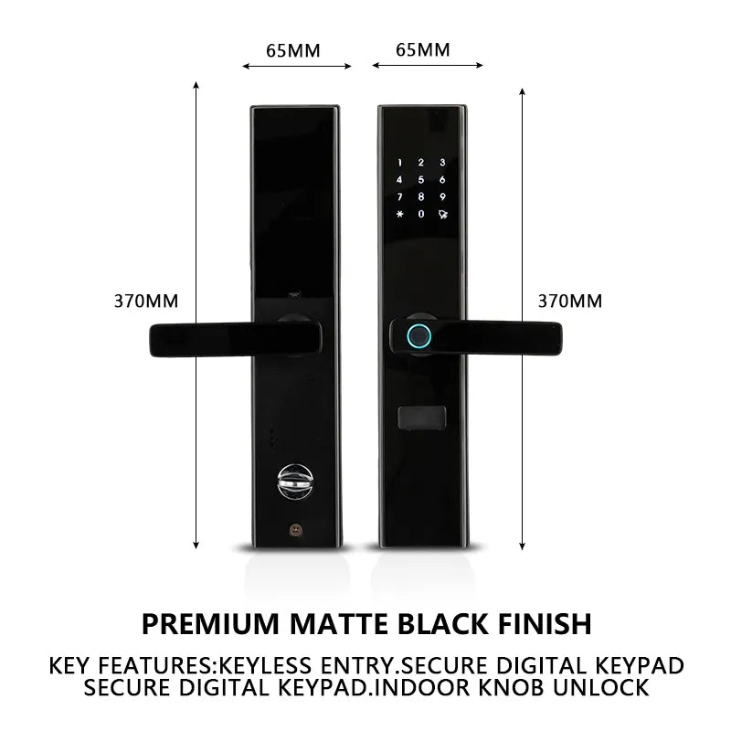 Tuya Fingerprint Smart Door Lock with IC Card and Keypad Access D-K58