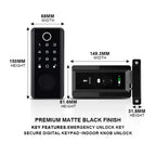 Security Inteligentes Digital Deadbolt Smart Fingerprint Lock B2