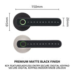 Fingerprint Smart Room Door Lock with Bluetooth and Password Access T8