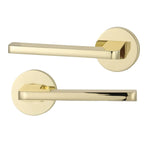 Flat Round Rosette Room Door Lock Set LDK01090