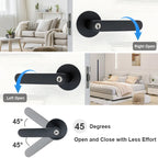 Mute Magnetic Self-Priming Three-Bar Door Lock GS02083