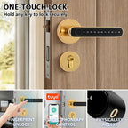 Tuya Fingerprint Smart Split Door Lock with Bluetooth/WiFi/App Control T6