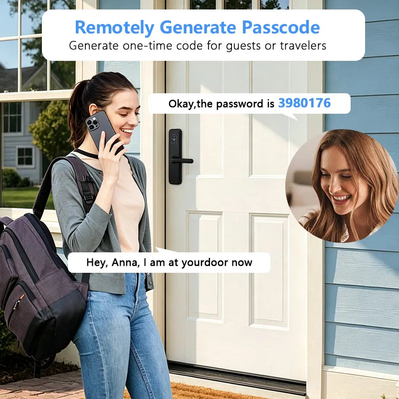 Keyless Entry Smart Deadbolt with Fingerprint and Keypad Access K87