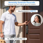 Smart Fingerprint Door Lock with Keypad and IC Card Access D-2019