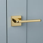 Modern Square Rosette Room Door Lock LDK02090