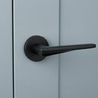 Angled Lever Round Rosette Door Lock LDK01077