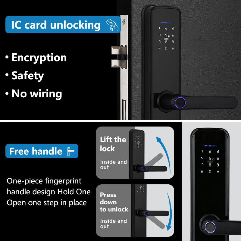 Keyless Entry Smart Deadbolt with Fingerprint and Keypad Access K87