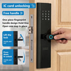 Tuya Fingerprint Smart Door Lock with IC Card and Keypad Access D-K58