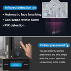 Keyless Entry Fingerprint Smart Door Lock D-B05