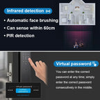 WiFi App Controlled Smart Lock with Video Doorbell A-C6