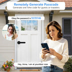 Fingerprint Smart Room Door Lock with Bluetooth and Password Access T8