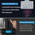 3D Facial Recognition Video Intercom Smart Lock A-C5