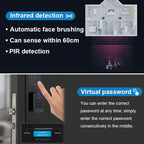 Smart Lock with 3D Facial Recognition and Indoor Screen A-C2