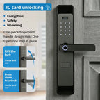 Smart Fingerprint Door Lock with Keypad and IC Card Access D-2019