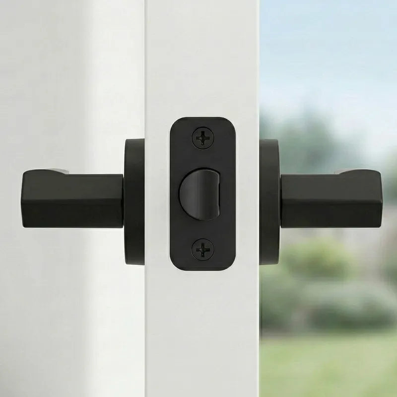 Round Rosette Passage Room Door Lock With Handle LDK01078