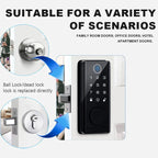 Smart Lock Keyless Entry Deadbolt Bluetooth Fingerprint Passcode Unlock D3