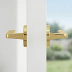 Flat Round Rosette Room Door Lock Set LDK01090