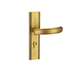 Premium Cylinder Entry Door Lock with Handle M1208SS Gold