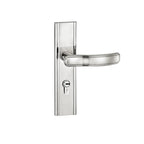 Premium Cylinder Entry Door Lock with Handle M1208SS Silver