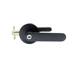 Mute Magnetic Self-Priming Three-Bar Door Lock GS02083 Black
