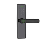 Universal Replacement Smart Lock for Interior Doors H3 Black